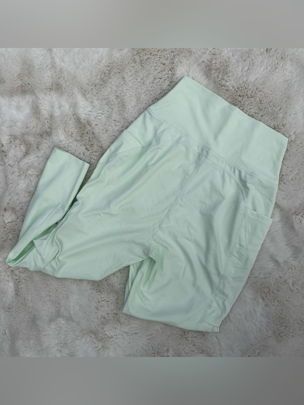 Free People Movement Light Mint Ribbed Joggers - Picture 2 of 4